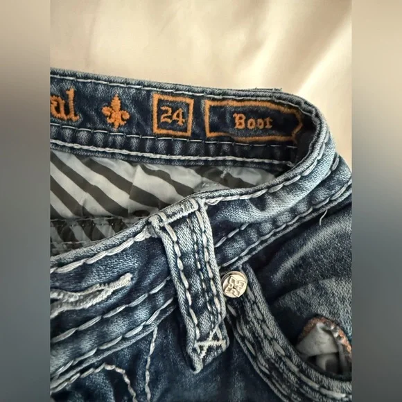 Rock Revival Cecily Blue Boot Cut Jeans - Picture 8 of 11